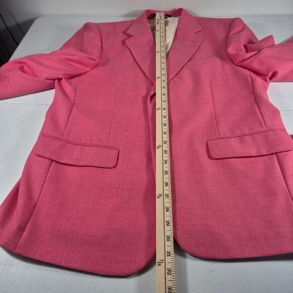 Andover Reed Pink 2 Button Wool Blend Vintage Sport Coat Blazer Jacket 42 Short - Picture 5 of 7